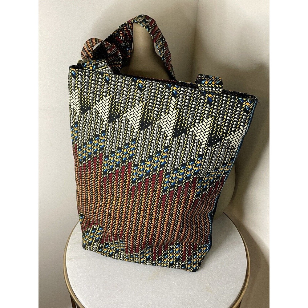 African Ankara Print Shoulder Handbag Crossbody Purse Medium Size Tribal Unique